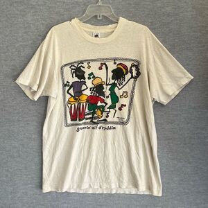 Vintage 80s FOTL Shirt Mens XL Moinx & Co Antigua Destination Tee Reggae Graphic